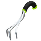 Greenhaus Gardening Hand Rake Cultivator for Weed Seedlings and Roots
