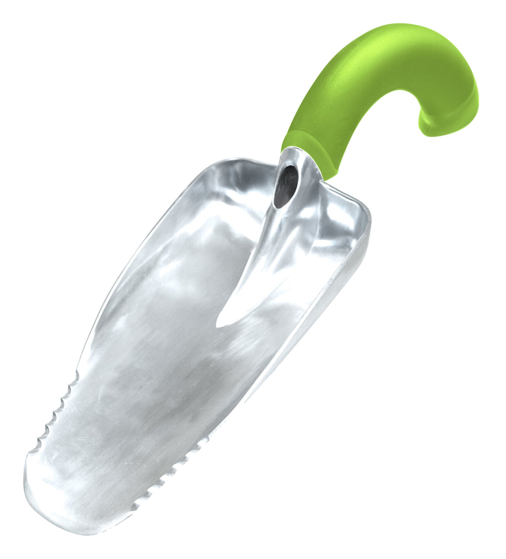 Greenhaus Gardening Ergonomic Scooper for Soil, Mulch, and Potting Mix