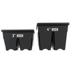 Greenhaus Gardening Seed Starting Trays 4-Cell Deep Tray for Strong Roots