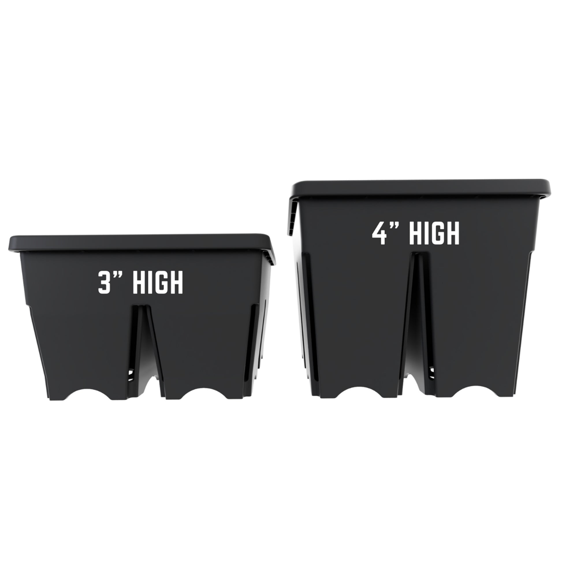 Greenhaus Gardening Seed Starting Trays 4-Cell Deep Tray for Strong Roots