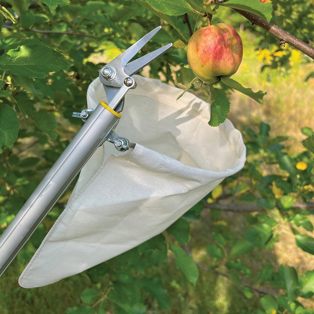 Greenhaus Gardening High-Reach Fruit Picker for Easy Tree Harvesting