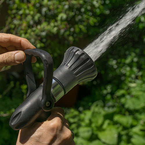 Greenhaus Gardening Professional Hose Nozzle, Adjustable Jet and Shower Spray