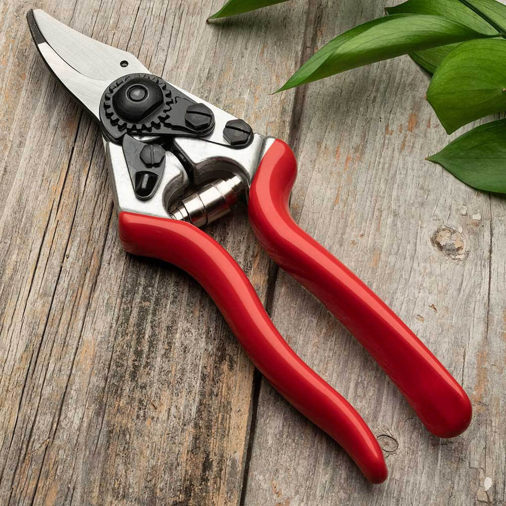 Greenhaus Gardening Bypass Pruners with Wire Cutting Notch