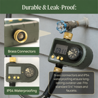 Greenhaus Gardening Automatic Irrigation Timer for Raised Bed Gardening Systems