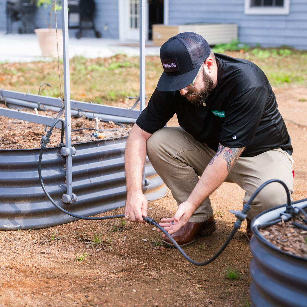 Greenhaus Gardening Drip Irrigation Main Hose 40FT for Outdoor Garden Systems