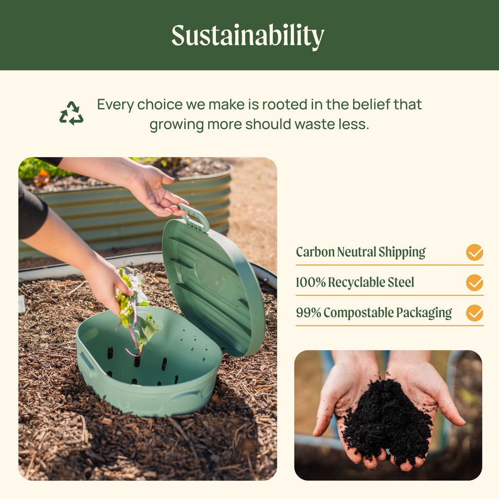 Greenhaus Gardening Heavy-Duty Modular Garden Bed for Urban Gardening