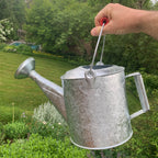 Greenhaus Gardening Watering Can – Galvanized 1.5 Gallon Garden Water Can