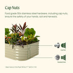Greenhaus Gardening 17-Inch U-Shaped Steel Raised Garden Bed Kit