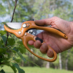 Greenhaus Gardening Heavy Duty Ratchet Hand Pruner for Plant Care