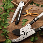Greenhaus Gardening Ratcheting Pruning Set for Powerful Garden Cutting