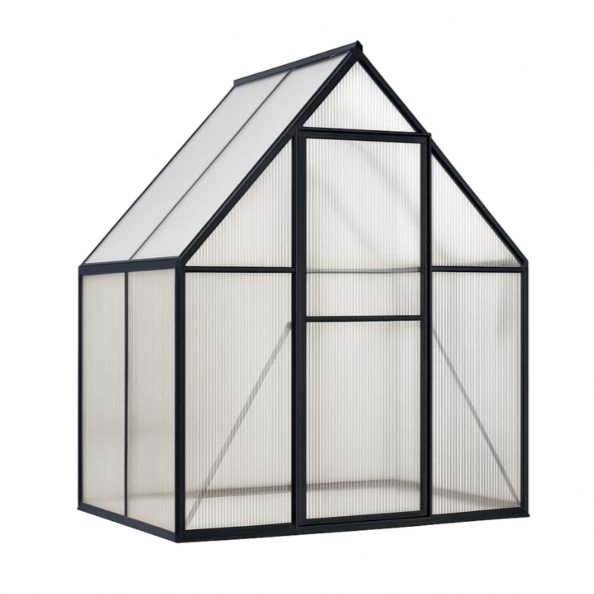 Greenhaus Gardening Aluminum Polycarbonate Greenhouse for Outdoor Gardening
