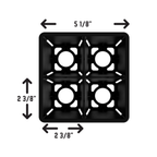 Greenhaus Gardening Seed Starting Trays 4-Cell Deep Tray for Strong Roots