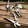 Greenhaus Gardening Cast-Aluminum Pruner Set for Garden Cutting