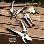 Greenhaus Gardening Cast-Aluminum Pruner Set for Garden Cutting