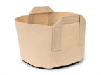 Greenhaus Gardening Tan Grow Pots for Container Gardening in Multiple Sizes