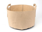 Greenhaus Gardening Tan Grow Pots for Container Gardening in Multiple Sizes