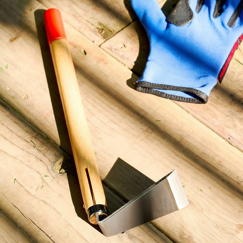 Greenhaus Gardening Hand Cultivator Hoe for Vegetable Gardens and Flower Beds