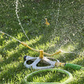 Greenhaus Gardening Steel & Brass Sprinkler – High-Coverage Irrigation