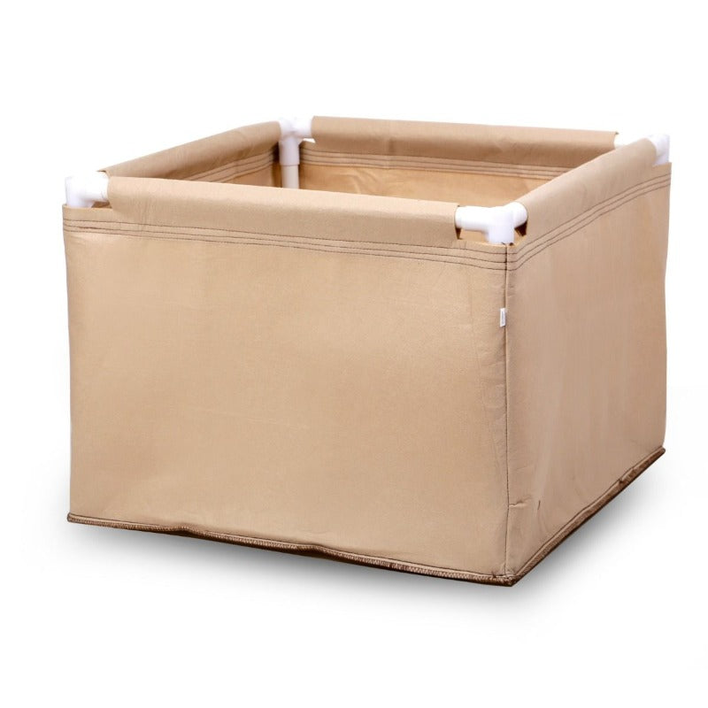 Greenhaus Gardening Portable Fabric Planter Box for Herbs Vegetables and Fruits