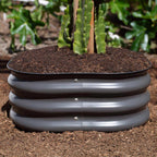 Greenhaus Gardening Modular Metal Grow Beds 2-Pack for Compact Garden Spaces