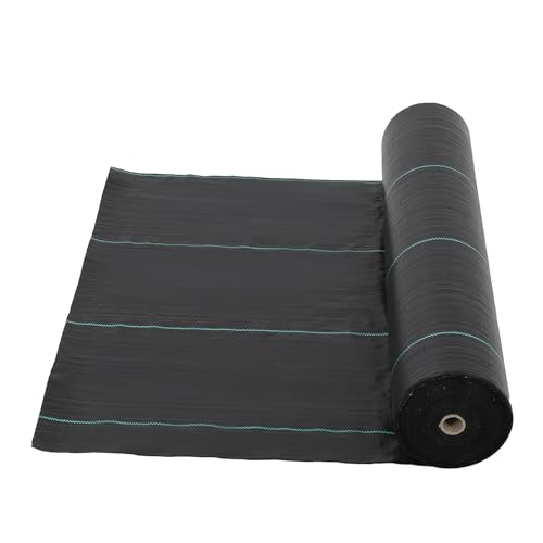 Greenhaus Gardening Weed Control Fabric 6 FT x 300 FT Black