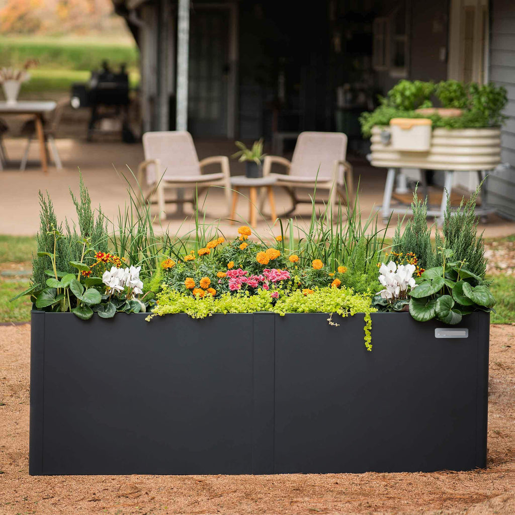 Greenhaus Gardening 42" × 42" Raised Garden Bed for Vegetables and Flowers