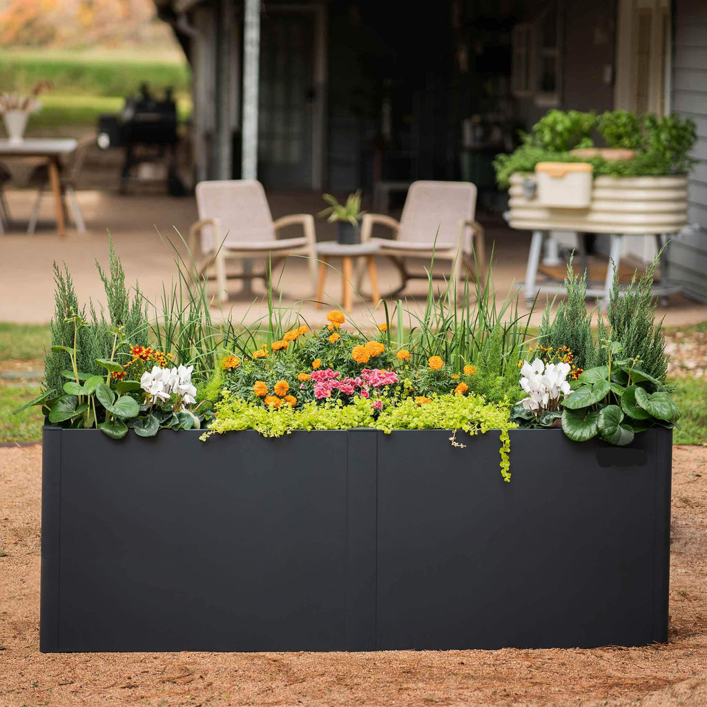 Greenhaus Gardening 32-Inch Extra Tall Modern Raised Garden Bed 27" × 83"