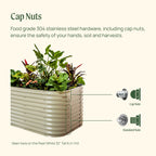 Greenhaus Gardening Extra Tall Round Steel Raised Garden Bed Kit