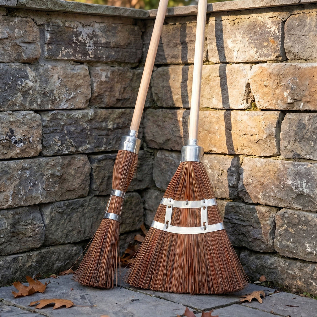 Greenhaus Gardening Outdoor Yard Broom Set