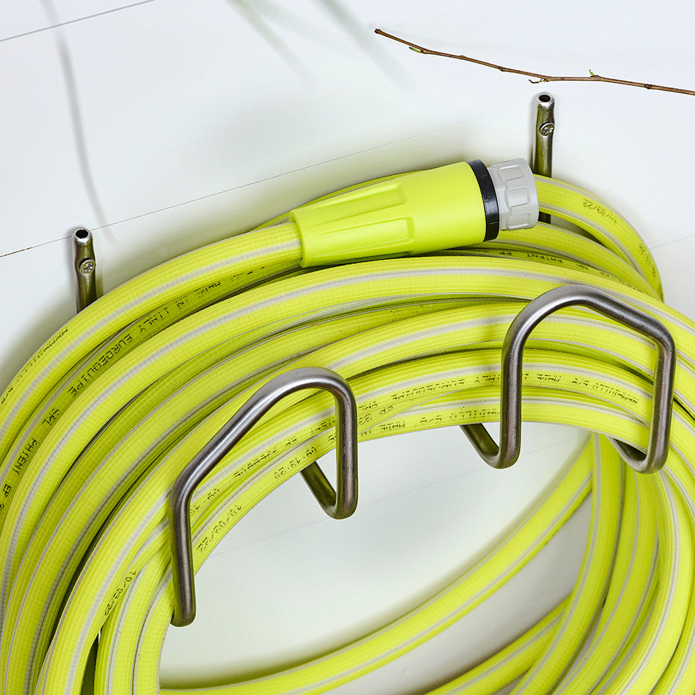 Greenhaus Gardening Hose Hanger – Wall-Mounted Hose Holder for Neat Organization