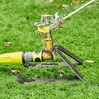 Greenhaus Gardening Lawn Sprinkler – Adjustable 360° Water Distribution