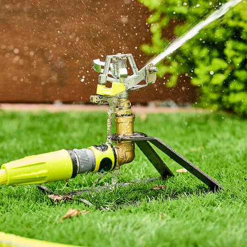 Greenhaus Gardening Lawn Sprinkler – Adjustable 360° Water Distribution