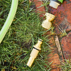 Greenhaus Gardening Heavy-Duty Brass Nozzle for Garden Hose Use