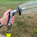 Greenhaus Gardening Dual-Spray Watering Nozzle with Locking Handle