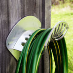 Greenhaus Gardening Hose Rack – Strong Wall Mount for Tidy Hose Storage