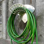 Greenhaus Gardening Hose Rack – Strong Wall Mount for Tidy Hose Storage