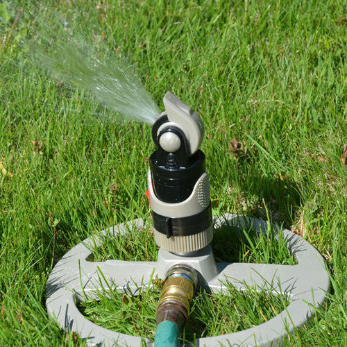 Greenhaus Gardening Circular Sprinkler – Adjustable Arc and Spray Control