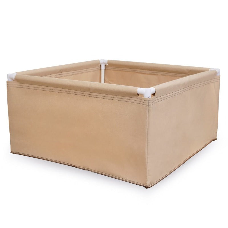 Greenhaus Gardening Portable Fabric Planter Box for Herbs Vegetables and Fruits