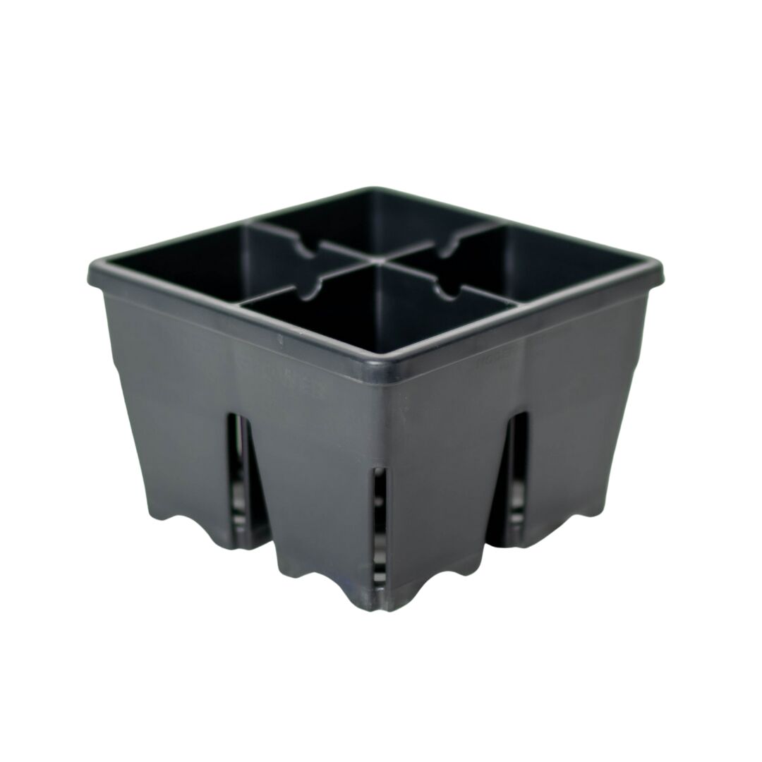 Greenhaus Gardening Seed Starting Trays 4-Cell Deep Tray for Strong Roots