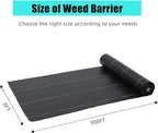 Greenhaus Gardening Weed Control Fabric 6 FT x 300 FT Black