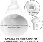 Greenhaus Gardening Hydroponic Net Cups for NFT Growing Systems