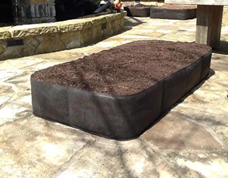 Greenhaus Gardening Breathable Fabric Raised Bed for Fruits Herbs and Plants
