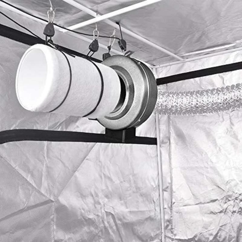 Greenhaus Gardening Grow Tent Ventilation Kit with 4-Inch Inline Fan