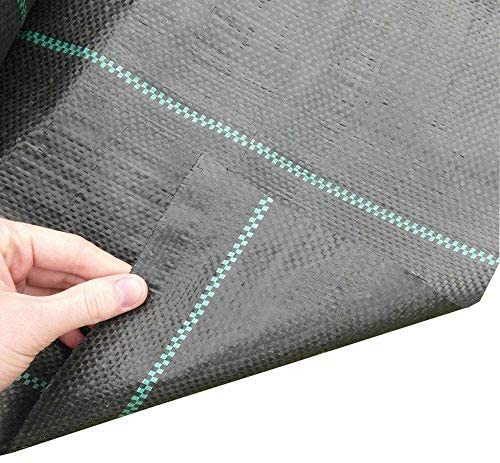 Greenhaus Gardening Breathable Landscape Fabric for Weed Suppression