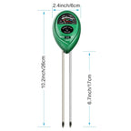 Greenhaus Gardening 3-in-1 Soil Moisture Meter with pH and Light Tester