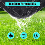 Greenhaus Gardening Weed Control Fabric 6 FT x 300 FT Black