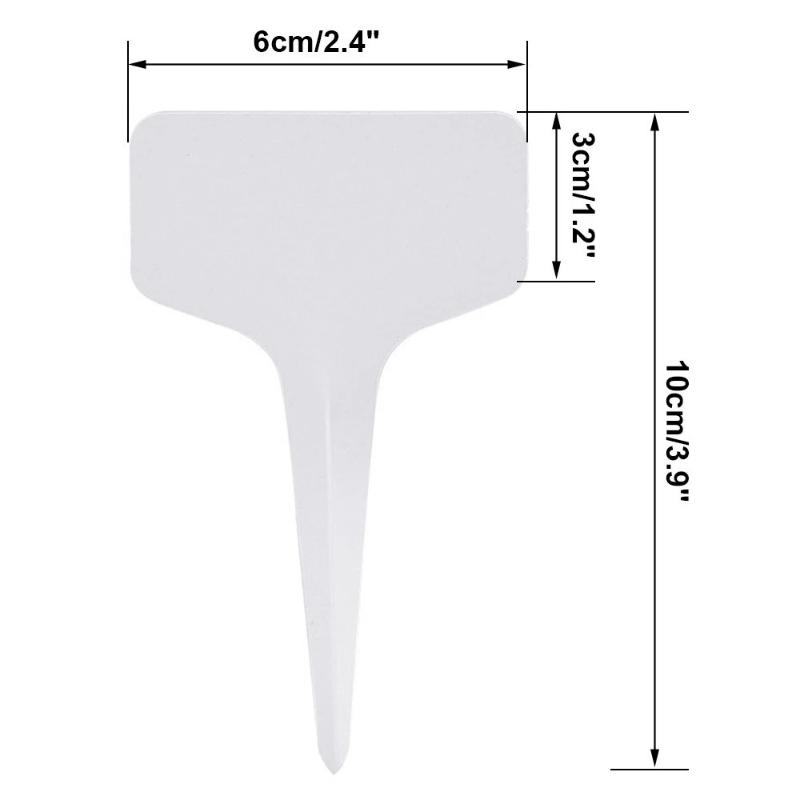 Greenhaus Gardening Plastic Waterproof Plant Labels for Seed Marking