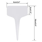 Greenhaus Gardening Plastic Waterproof Plant Labels for Seed Marking