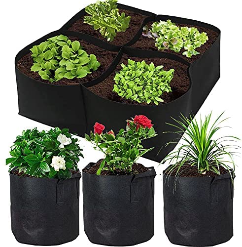 Greenhaus Gardening Breathable Non-Woven Raised Bed for Small Spaces