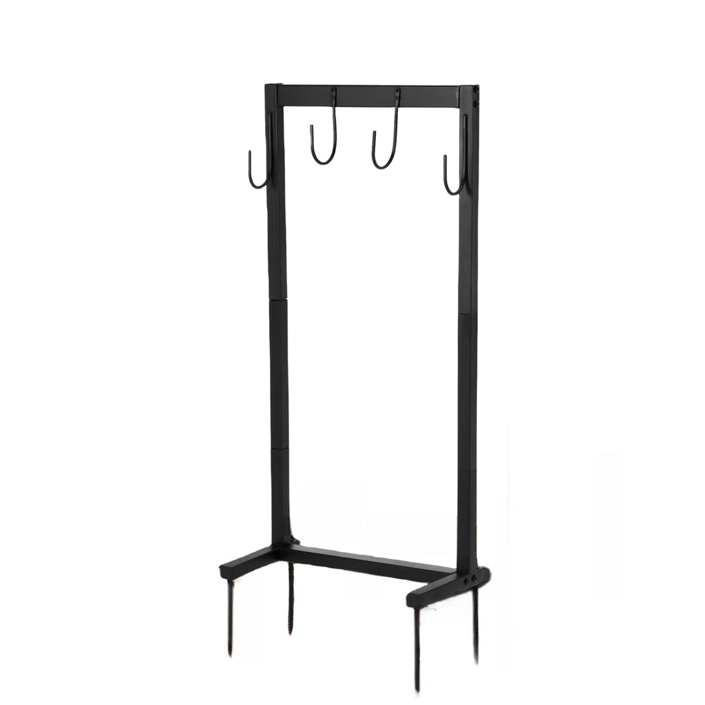 Greenhaus Gardening Garden Hose Holder Stand with 4 Hooks for Outdoor Storage